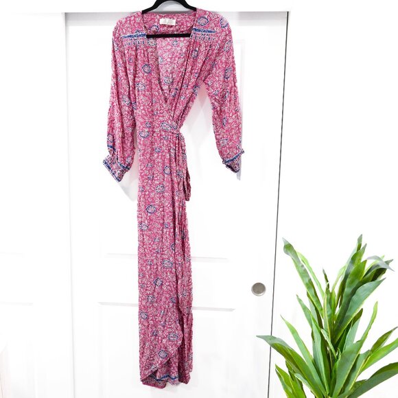 Natalie Martin Pink Floral Maxi Dress - Picture 2 of 9